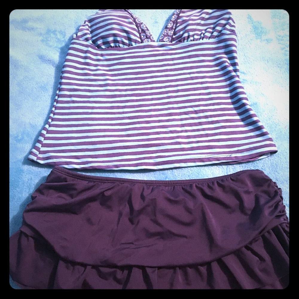 Tankini with bottoms